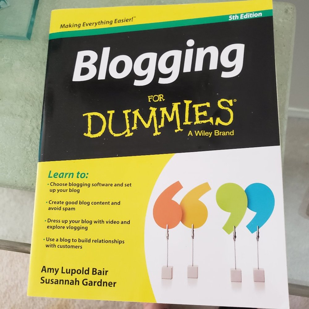 Blogging for Dummies 5th Edition 2013